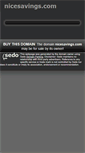 Mobile Screenshot of nicesavings.com